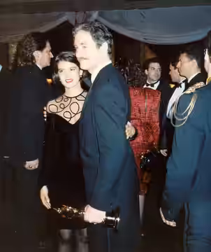 Oscar-winner Kevin Kline and his wife Phoebe Cates at the Governor's Ball party after the 1989 Academy Awards, March 29, 1989 (2006)