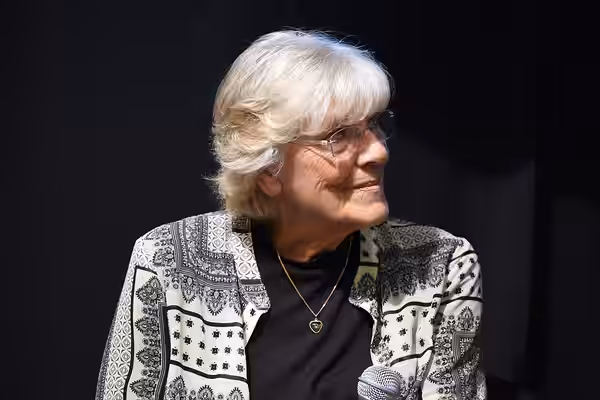 Kristina Adolphson, svensk skådespelare, på Bokmässan i Göteborg 2022.