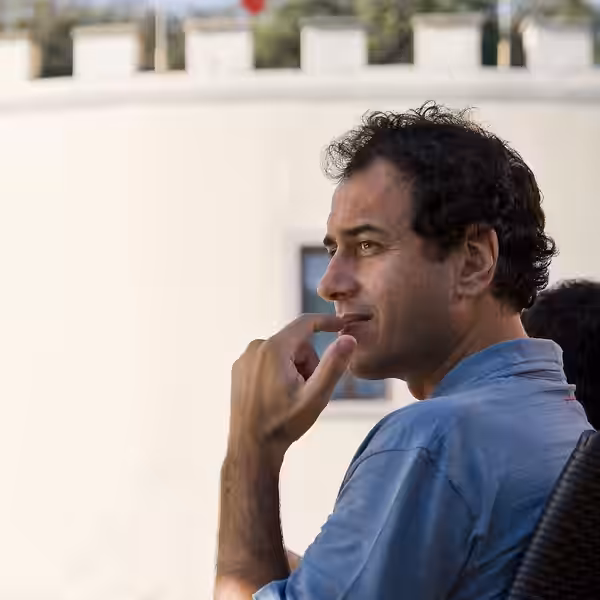 Film director Matteo Garrone in Castiglioncello (Tuscany, Italy) during the festival "Parlare di cinema a Castiglioncello" on June 21, 2008
