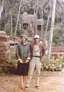 Aurore et Dean pendant le tournage d'Apocalypse Now, aux Philippines (2021)