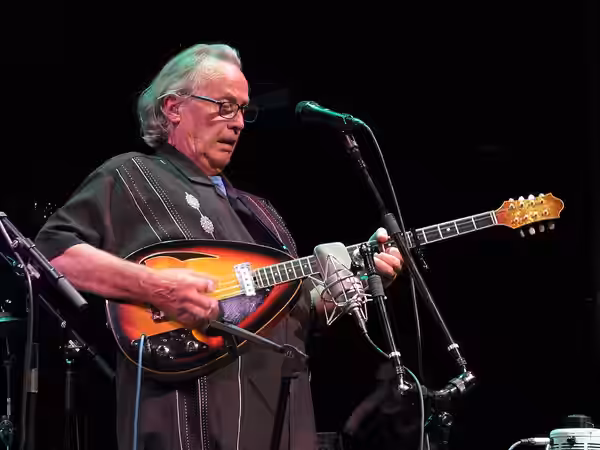 Ry Cooder performing with Ricky Skaggs and Sharon White, McGlohon Theater, Charlotte, NC, August 19, 2015