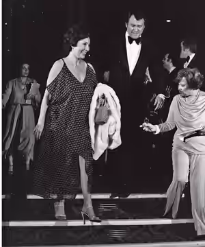 Jackie Joseph with Earl Holliman at the National Film Society convention, May 1979. NOTE: Permission granted to copy, publish, broadcast or post any of my photo