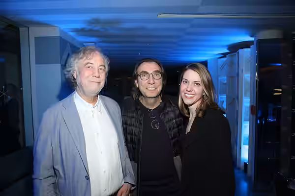 Patrick Cassavetti, Pen Densham, Virginia Kilbertus. Photo: Jesse Grant. (2018)