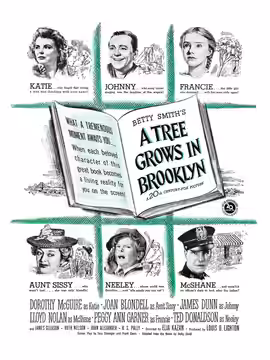 Advertisement for the 1945 film A Tree Grows in Brooklyn