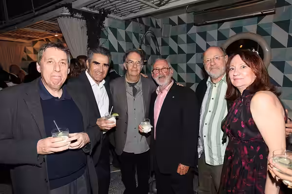 BEVERLY HILLS, CA - MARCH 09: Director Ivan Reitman, actor Eugene Levy , producer Daniel Goldberg, CFC Founder Norman Jewison, producer Joe Medjuck and Marlie O (2011)