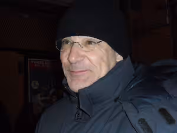 Image of Mandy Patinkin on January 13, 2012, outside the Ethel Barrymore Theatre