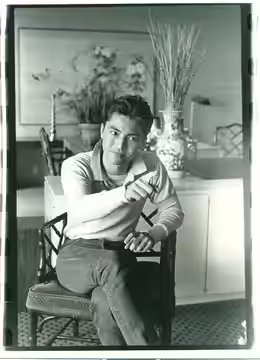 Actor John Lone at the Fairmont Hotel promoting his film, "Iceman," in 1983. Photo by Nancy Wong (2013)