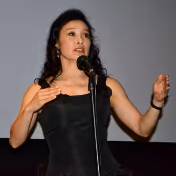 Joan Chen at the 30th San Francisco International Asian American Film Festival, discussing her 1998 film Xiu Xiu: The Sent-Down Girl (2012)