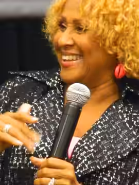 Love responding to questions before New York audience. (2013)