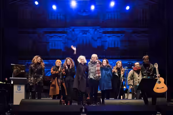 Las mujeres músicas también han alzado su voz en las celebraciones en torno al Día Internacional de la Mujer. Este sábado, 10 de marzo, la Plaza Mayor ha alberg (2018)