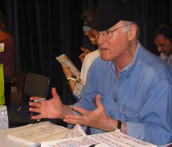 Charles Grodin at Book Expo in 2007 at New York's Javits Center