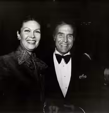 Georgiana Young and Ricardo Montalban photographed in 1972 by Nate Cutler