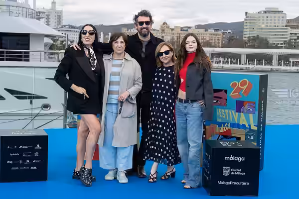 Dia de Caza Cast &amp; Crew at the Photocall at Muelle Uno during Málaga Film Festival 2026 (2025)