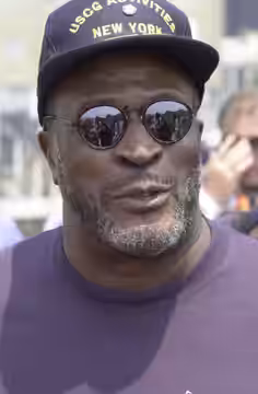 American actor John Amos, a big advocate of the Coast Guard, is interviewed by local and national media. He later boarded a Coast Guard Auxiliary boat along wit (2000)