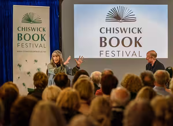 Actress and screenwriter Dame Eileen Atkins talks to Torin Douglas about her autobiography Will She Do? at a 2022 Chiswick Book Festival event at Chiswick House