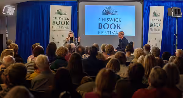 Actress and screenwriter Dame Eileen Atkins talks to Torin Douglas about her autobiography Will She Do? at a 2022 Chiswick Book Festival event at Chiswick House