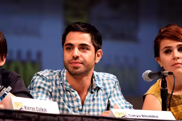 Actor Satya Bhabha on the Scott Pilgrim vs. the World panel at the 2010 San Diego Comic Con in San Diego, California. Please attribute to Gage Skidmore if used 