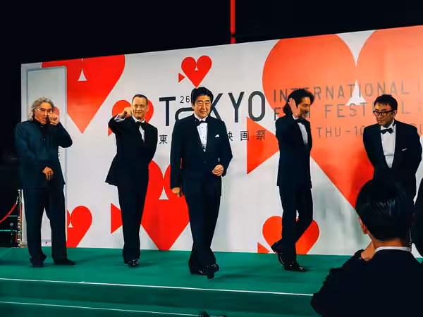 第26回 東京国際映画祭 ポール・グリーングラス トム・ハンクス (キャプテン・フィリップス) 三谷幸喜 役所広司 (清須会議) 安倍晋三 (内閣総理大臣) (2013)