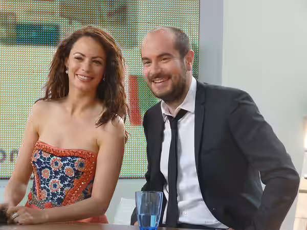 Bérénice Béjo and Kyan Khojandi at the 2012 Cannes Film Festival.