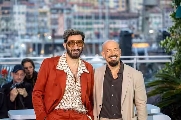 Fares Fares and Tarik Saleh at 2025 Cannes Eagles of the Republic Photocall