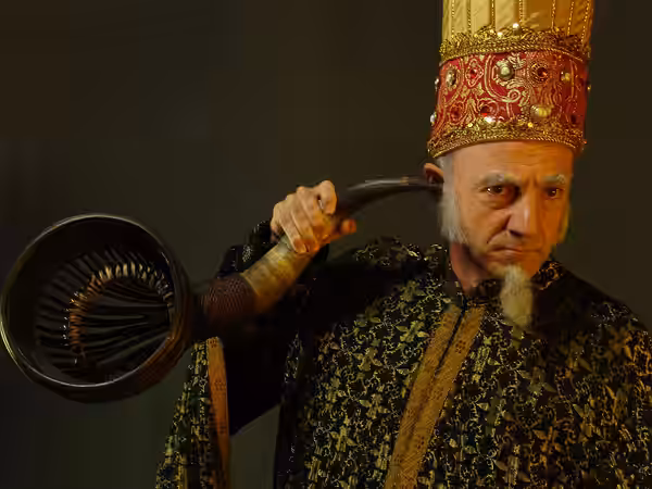 Ramon Aguirre in his role of Ambrosius for the feature film Mystikal (2008)