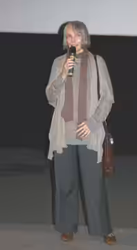 Édith Scob à l'avant-première de Didine diffusée à l'UGC Ciné Cité Les Halles, à Paris. (2008)