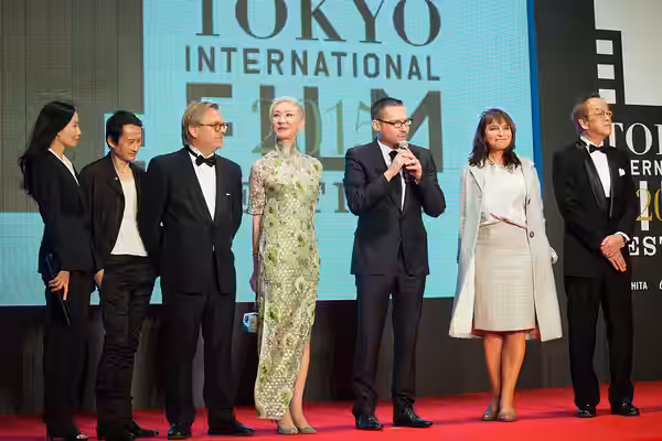 Members of the International Competition Jury at Opening Ceremony of the 28th Tokyo International Film Festival (2015)
