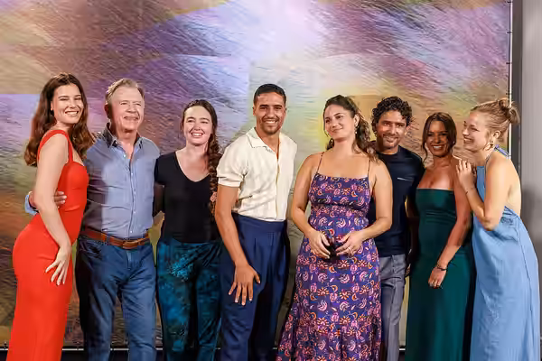 Alexia Chardard, Andre Jacobs, Jessica Pennington, Shain Boumedine, Ophelie Bau, Salim Kechiouche, Meleinda Elasfour and Marie Bernard attend the 'Mektoub, My L (2025)
