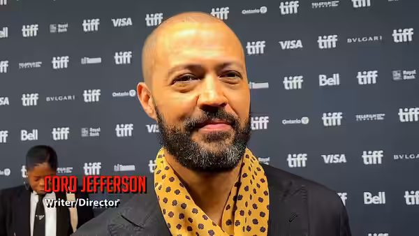 Cord Jefferson at Toronto International Film Festival 2023. Interviewed by, and uploaded to Youtube by Sean Kelly on Movies under CC-BY-3.0 Unported license on 