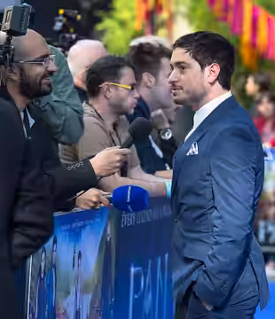 Jason Fuchs at the Pan première (2015)