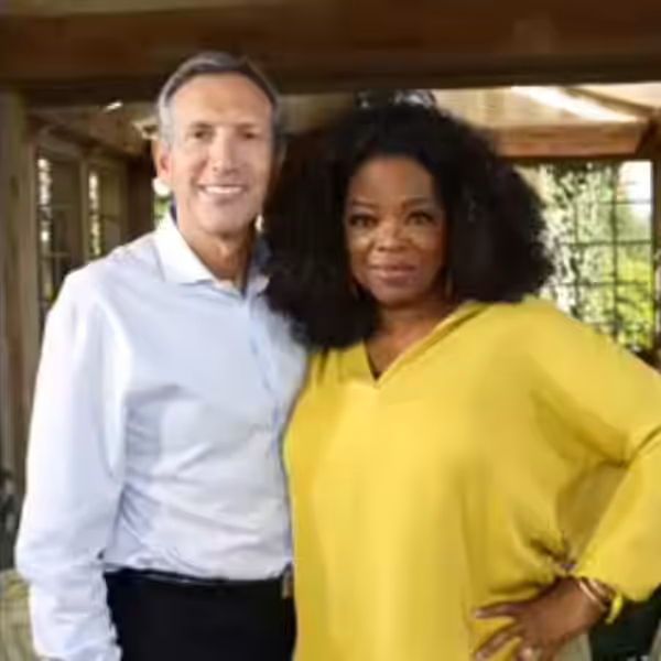 Howard Schultz and Oprah Winfrey (2017)