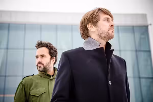 Ruben Östlund (til højre) har skrevet manuskriptet og instrueret filmen Play, og står sammen med produceren Erik Hemmendorff, vinder af Nordisk Råds Filmpris 20
