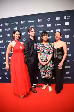 Andrea Werhun, Dan Beirne, Sook-Yin Lee, and Emily Lê at the 2024 Toronto International Film Festival (TIFF) for the movie