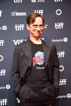 Dan Beirne, actor, at the 2024 Toronto International Film Festival (TIFF) for the movie Paying For It.