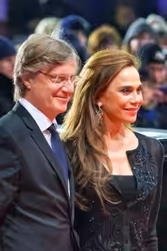 Lena Olin and Lasse Hallström at the Berlin International Film Festival 2013