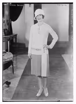 Norma Shearer [in short dress]. (1927)