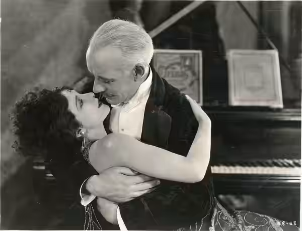 Still from the American romantic drama film Don Juan's Three Nights (1926). Subjects (LCTGM): motion pictures, actors