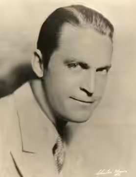 Chester Morris, film actor. From the back: "Chester Morris, star of 'Alibi,' Roland West's all-talking picture, will be heard in radio version of this underworl (1929)