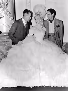 W. S. Van Dyke, Norma Shearer and Tyrone Power in Marie Antoinette (1938).