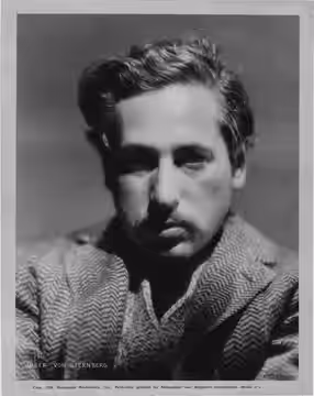 Original portrait photograph of Josef von Sternberg, 1934.