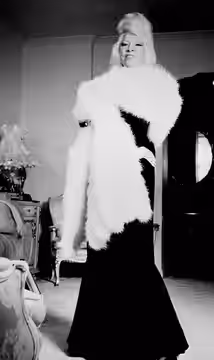 Mae West black &amp; white