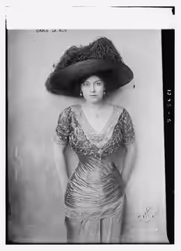 Title: Grace La Rue Abstract/medium: 1 negative : glass ; 5 x 7 in. or smaller. (1900)