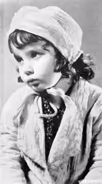 Portrait photograph of child actress Cora Sue Collins (1931)