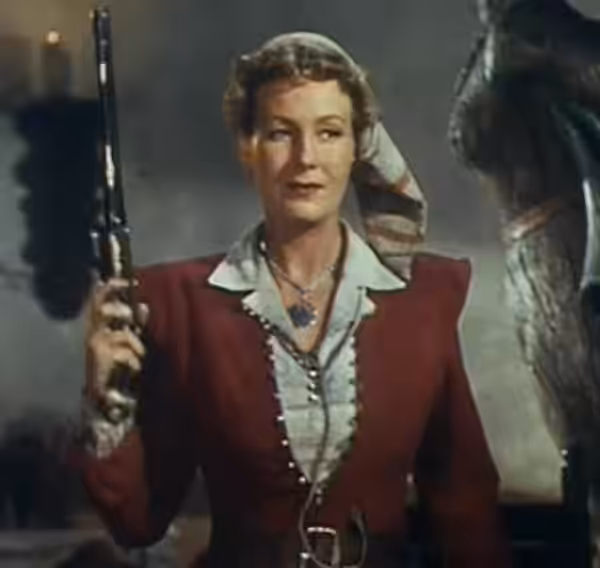 Binne Barnes in the film The Spanish Main (1945) - trailer (cropped screenshot)