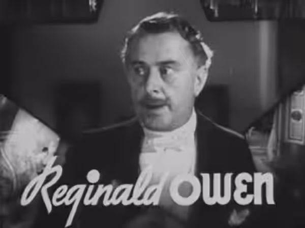 Cropped screenshot of Reginald Owen from the trailer for The Great Ziegfeld (1936)
