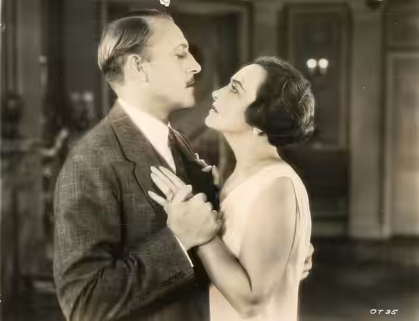 Still from the American drama film On Trial (1928). Subjects (LCTGM): motion pictures, actresses, actors