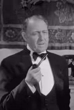 Holmes Herbert in Sherlock Holmes and the Secret Weapon - cropped screenshot (1943)
