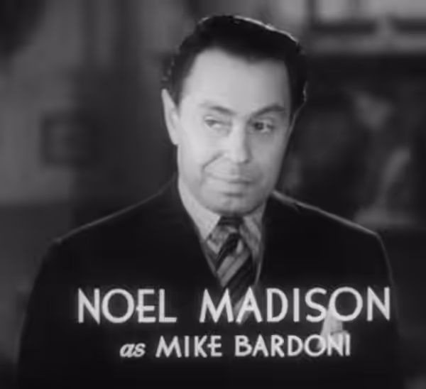 Noel Madison in The Black Raven - cropped screenshot (1943)