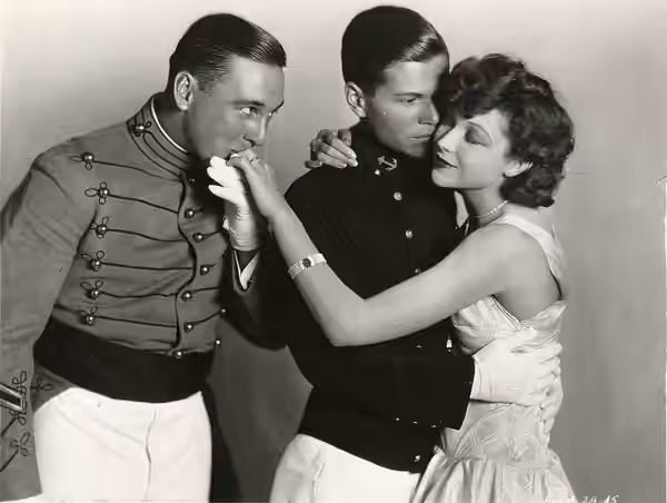 Still from the drama film Salute (1929). Subjects (LCTGM): motion pictures, actors, actresses