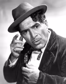Photo of J. Carrol Naish as Luigi Basco from the radio program Life With Luigi. (1950)